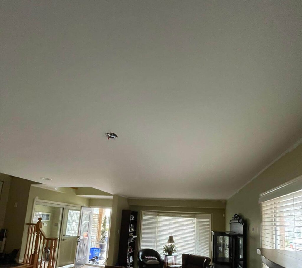 Popcorn ceiling removal in a house with the help of popcorn ceiling removal experts